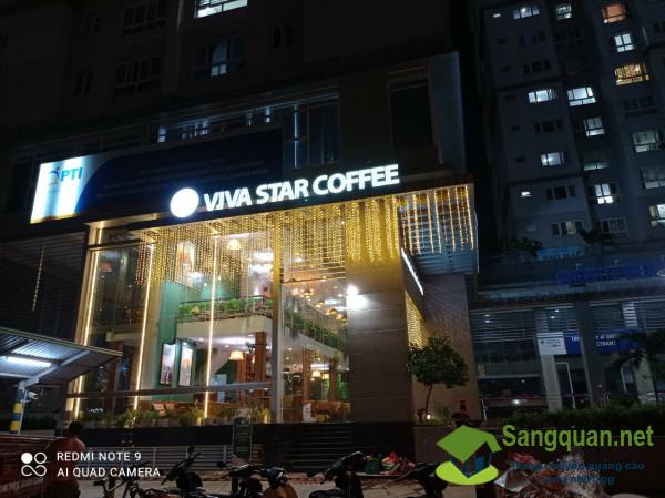 Cần sang quán cafe Viva Star dưới chung cư, mặt tiền đường Nguyễn Xí, phường 26, quận Bình Thạnh.