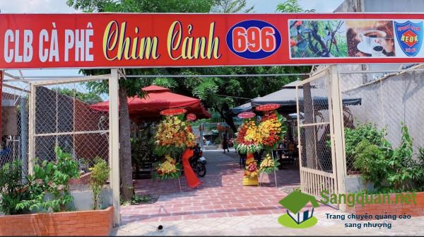 Cần sang quán cafe chim cảnh - quán ăn gia đình 696 mặt tiền đường số 8, phường Linh Xuân, quận Thủ Đức.