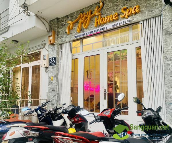 Sang spa vị trí đẹp, nằm khu dân cư đông đúc, trung tâm quận 7.