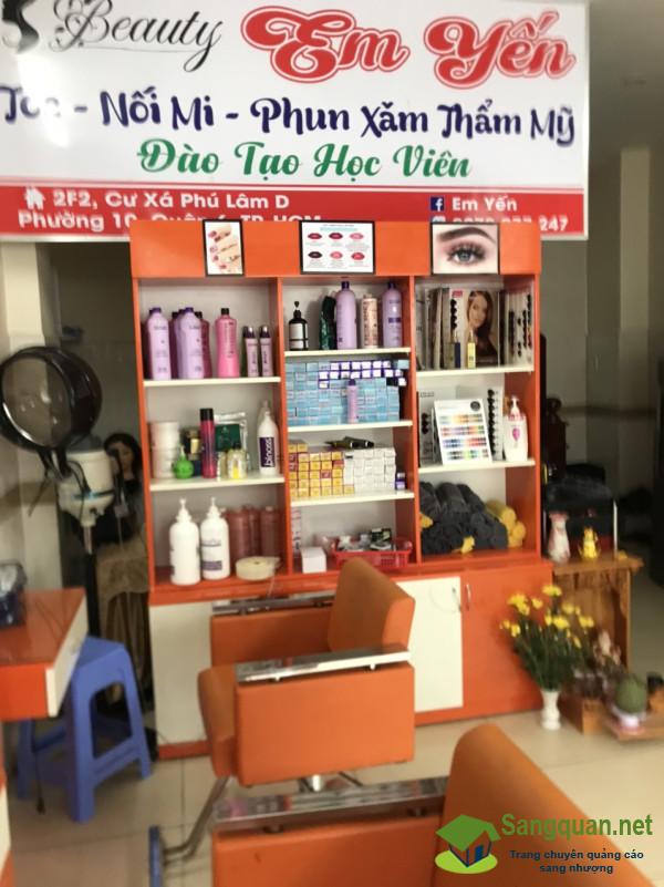 Sang nhượng tiệm nail tại Cư Xá Phú Lâm, quận 6.
