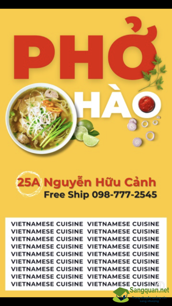 Sang quán phở - hủ tiếu