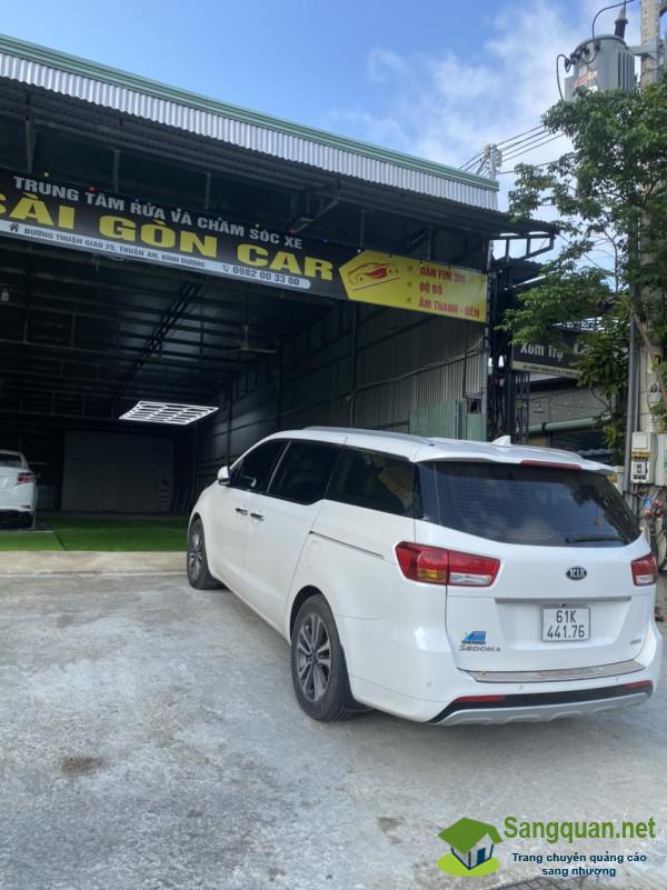 Sang tiệm rửa - sửa xe