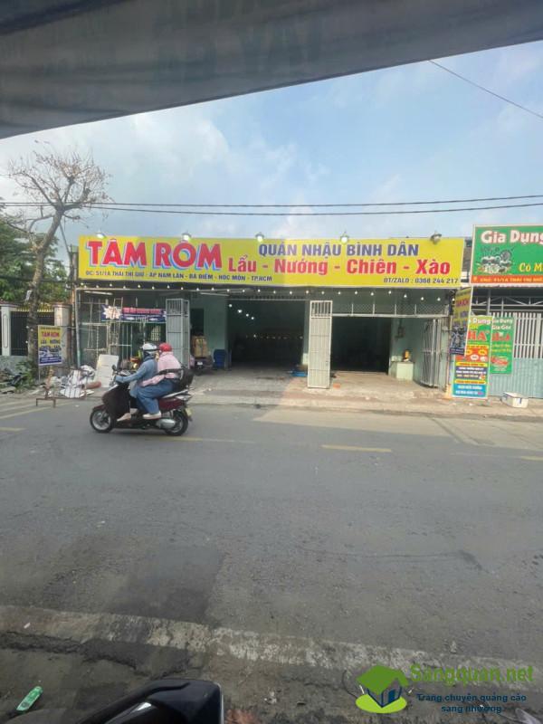 Cần Sang Nhượng Quán Nhậu Bình Dân Ở Hóc Môn