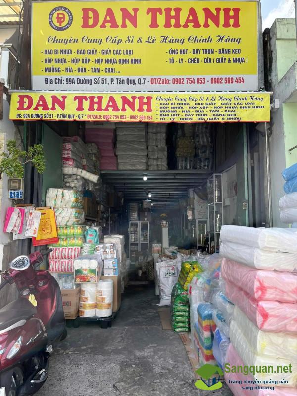 SANG NHƯỢNG CỬA HÀNG BAO BÌ Ở QUẬN 7