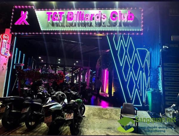 Sang Nhượng Câu Lạc Bộ Bida Ở Trung Tâm Hóc Môn