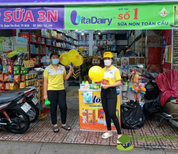 Sang tiệm tạp hóa - sữa