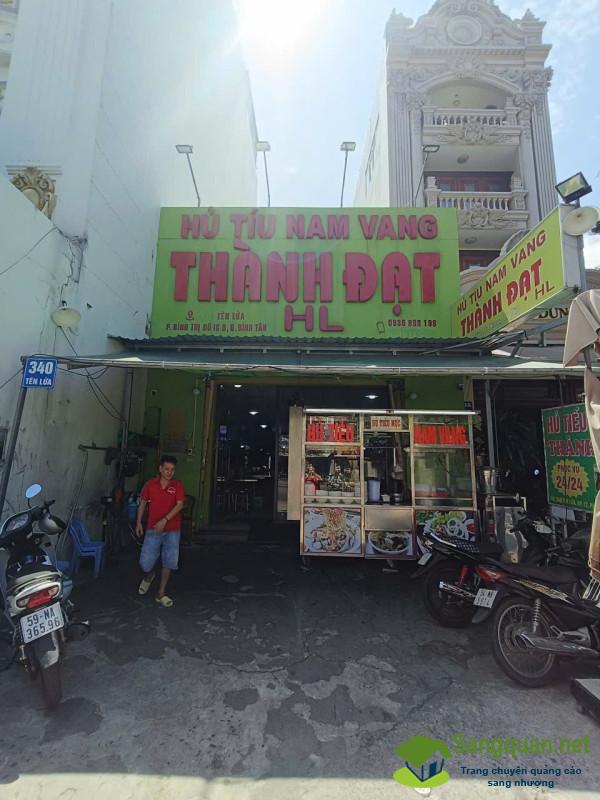 SANG NHƯỢNG QUÁN HỦ TIẾU NAM VANG ĐƯỜNG TÊN LỬA - BÌNH TÂN