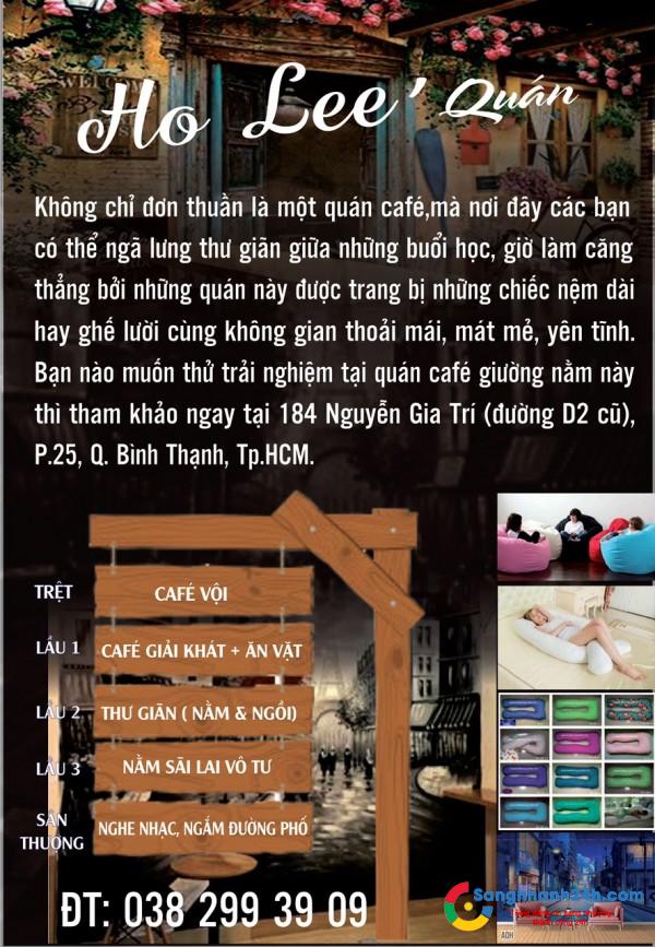 Sang quán cafe và  toàn bộ mặt bằng D2 - Bình Thạnh.